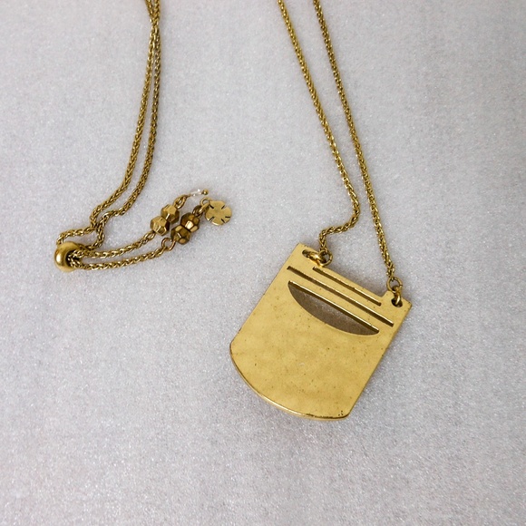 Lucky Brand Red Carnelian Slide Necklace Hammered - Picture 5 of 8